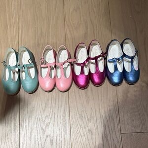 La Coqueta Kids T-Bar Shoes - Multi-Color Set